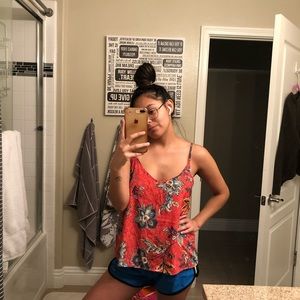 Hollister Floral Tank Top